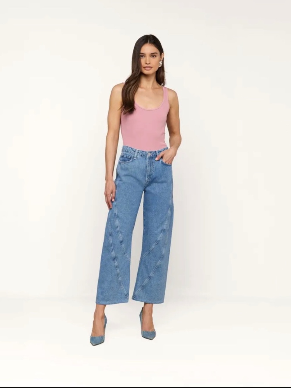 L'AGENCE high rise rodeo jean